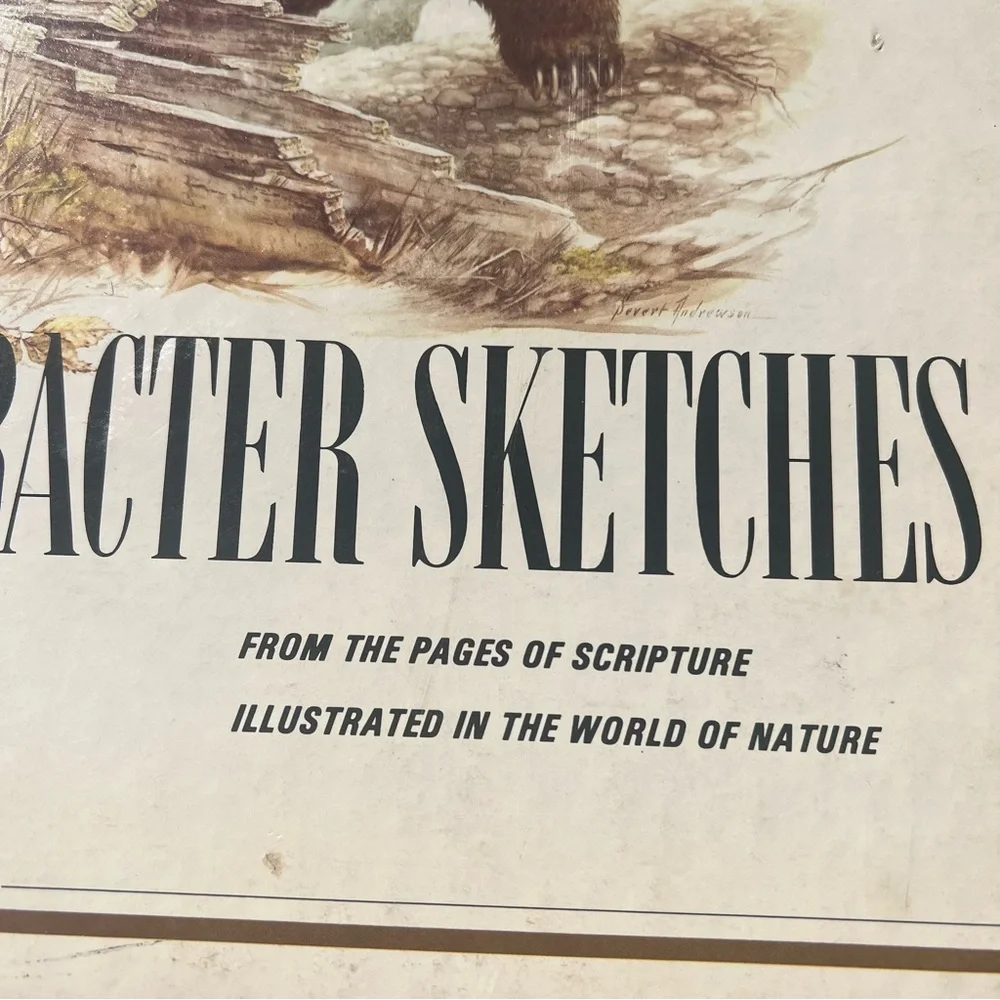 Vintage Character Sketches from the Pages of Scripture Nature Illustrated - Picture 2 of 7